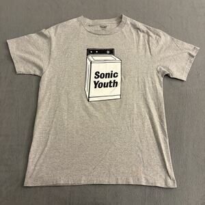 Sonic Youth Washing Machine Gray T Shirt Pleasures - M